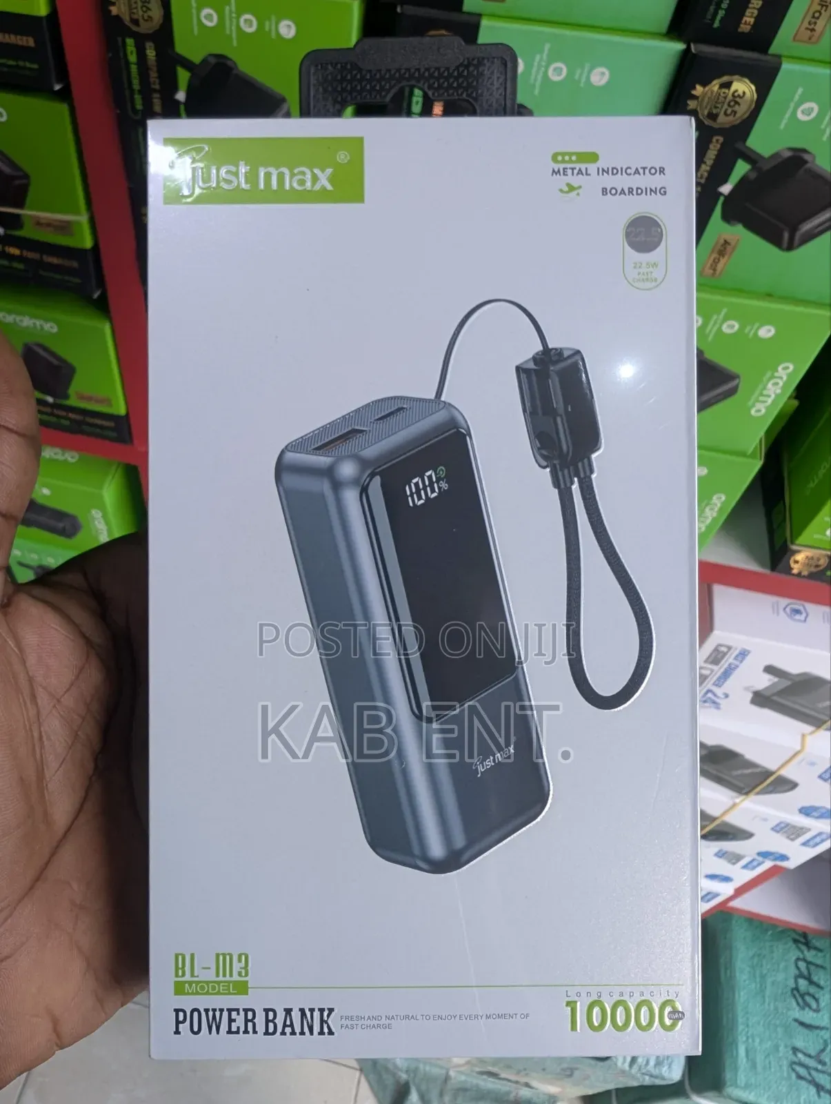 Just Max Power Bank (Model BL-M3) – 10000mAh
