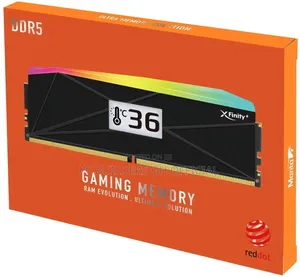 V-Color Manta Xfinity RGB DDR5 32GB RAM Black Orange Gaming Memory