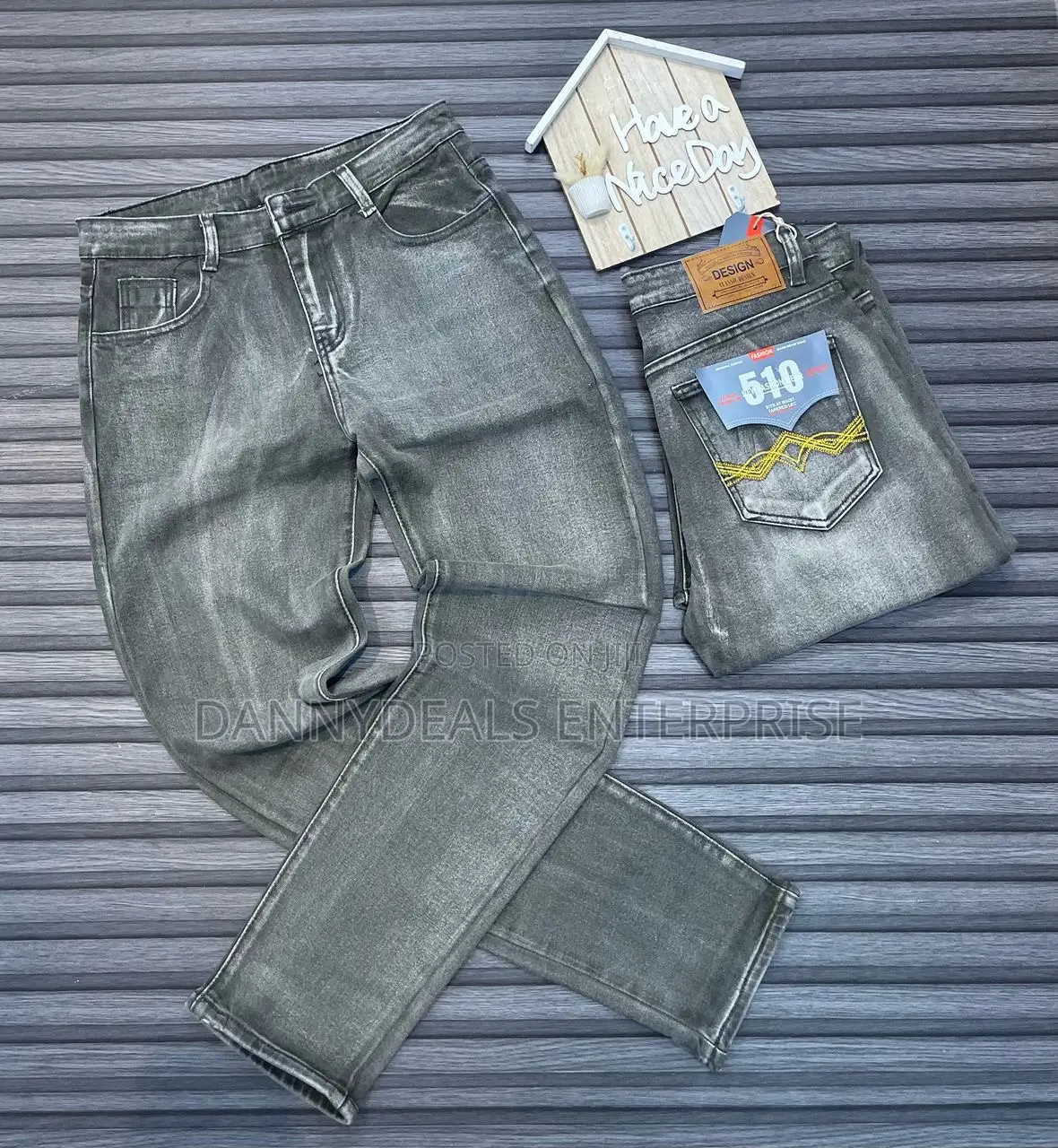 Denim Jeans Bundle – 6 Pairs, Mixed Styles Washes