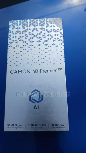 New Tecno Camon 40 Premier 5G 256 GB Black