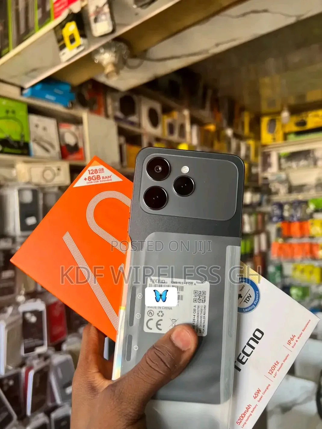 New Tecno Spark 40 128 GB Gray