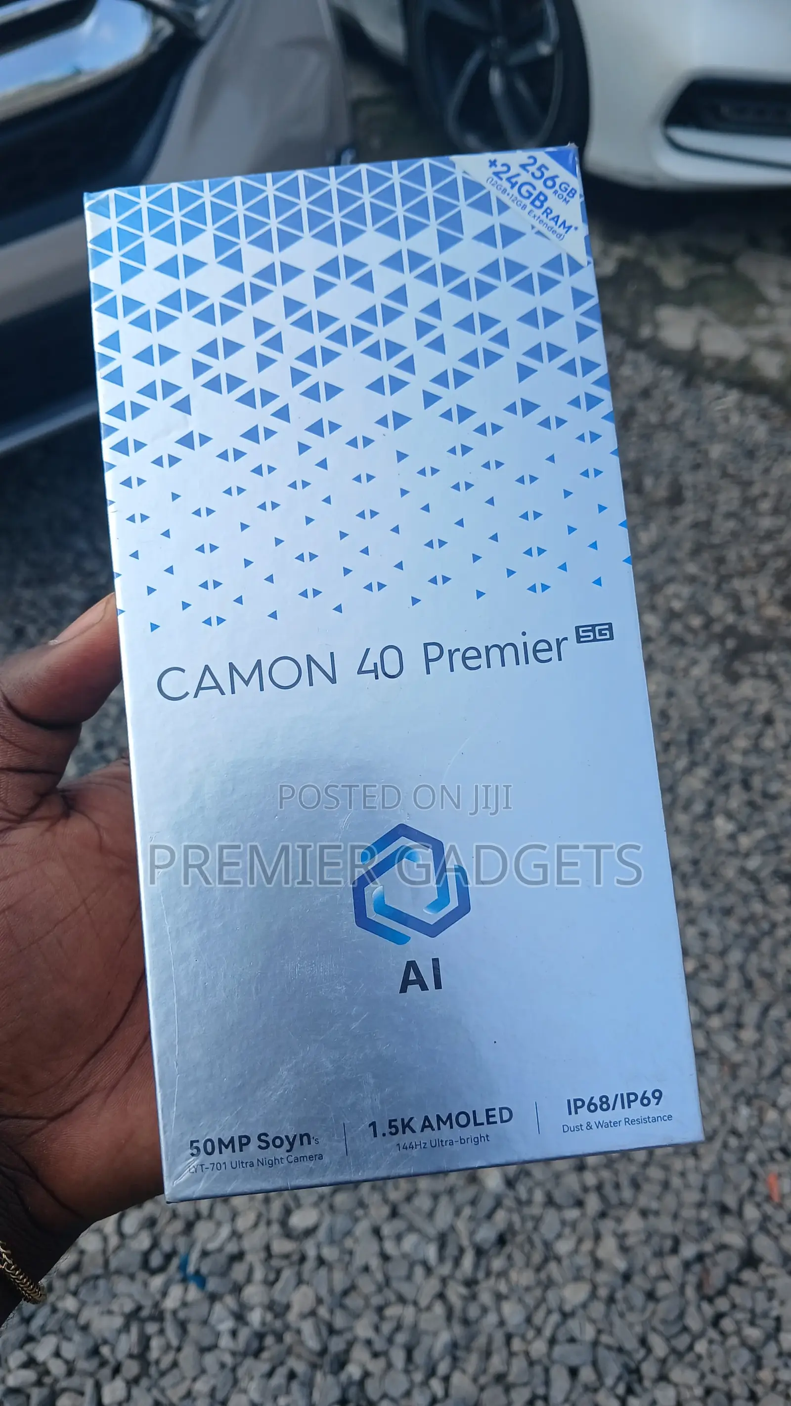 New Tecno Camon 40 Premier 5G 256 GB Silver