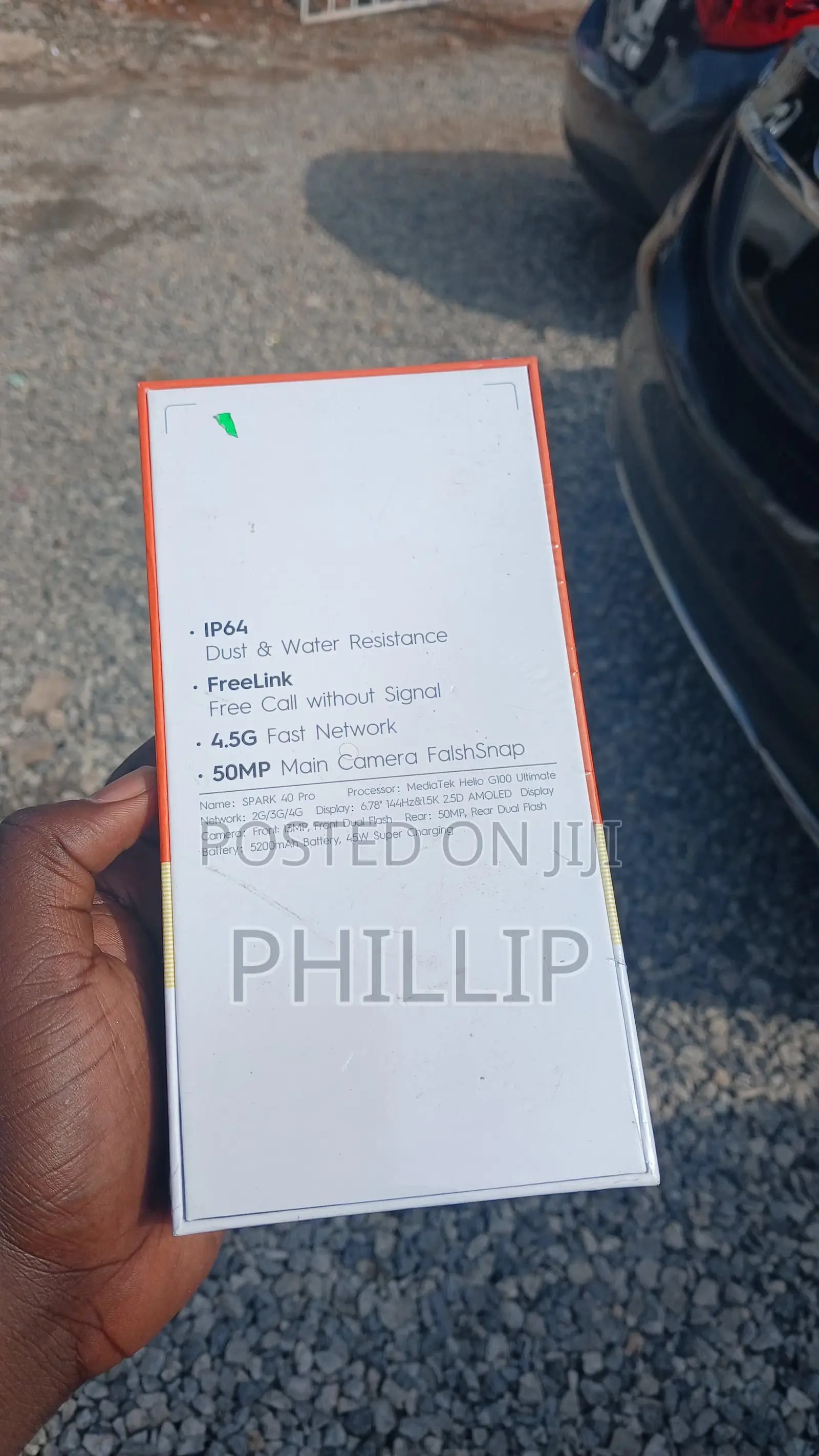 New Tecno Spark 40 Pro 256 GB Black