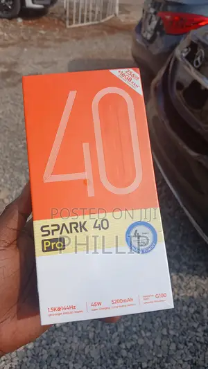 New Tecno Spark 40 Pro 256 GB Black