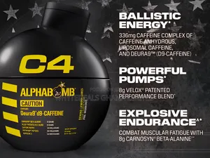 C4 Alpha Bomb Pre-Workout for Powerful Pump| Insane Strength| Recovery