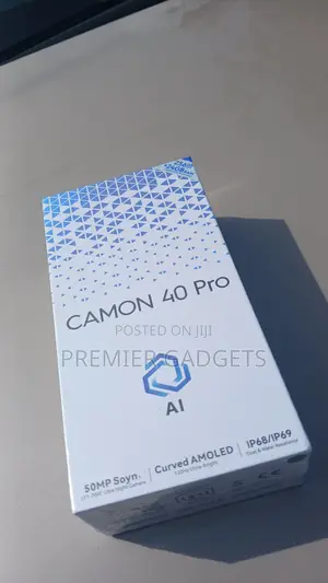 New Tecno Camon 40 Pro 5G 256 GB Black