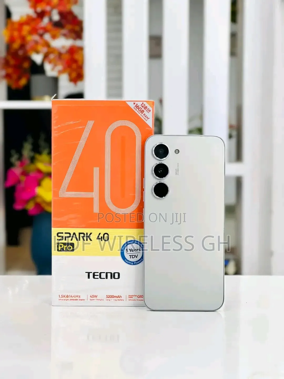 New Tecno Spark 40 Pro 256 GB Silver