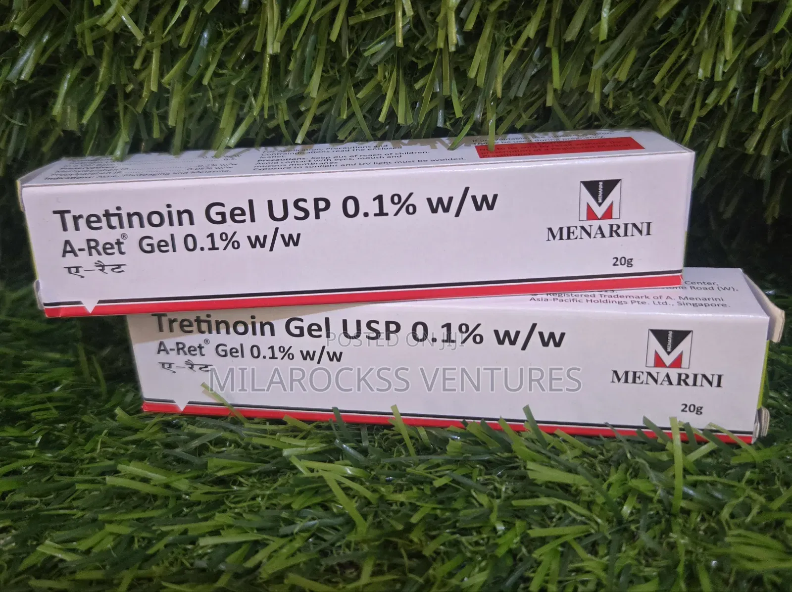 Menarini Tretinoin Gel USP 0.1% W/W. 20g