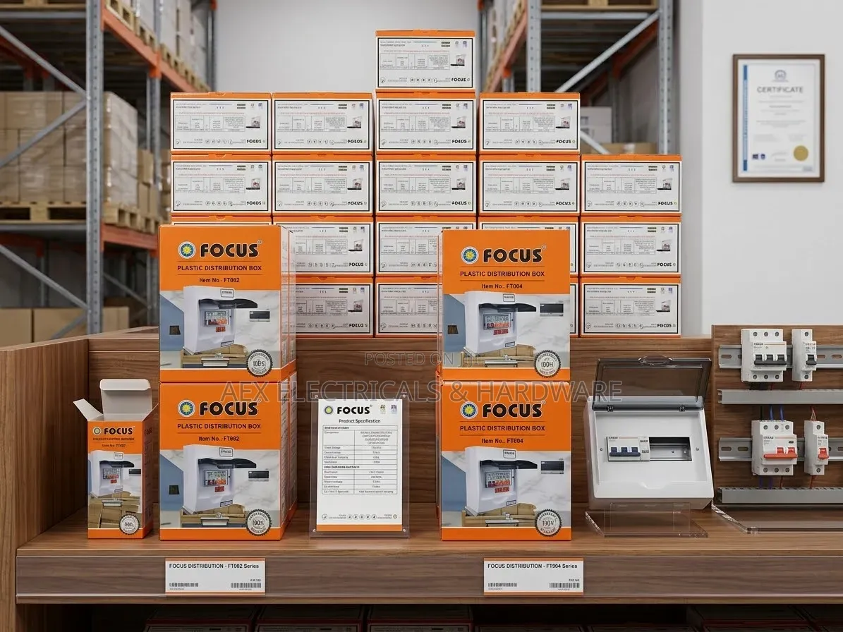 FOCUS Plastic Distribution Box FT002 – Consumer Unit