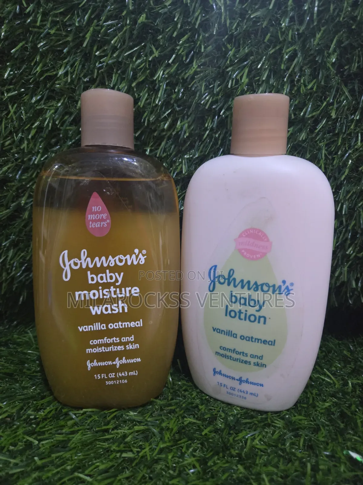 Johnson's Baby Vanilla Oatmeal Set
