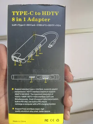 Type-C to HDTV 8-in-1 Adapter