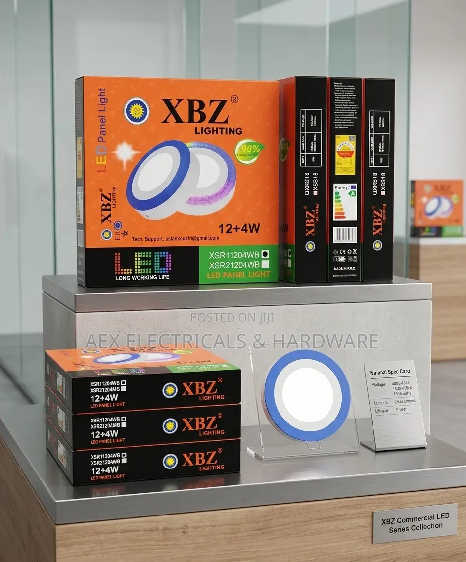XBZ LED Panel Light 12+4W Round White Blue Ceiling Light