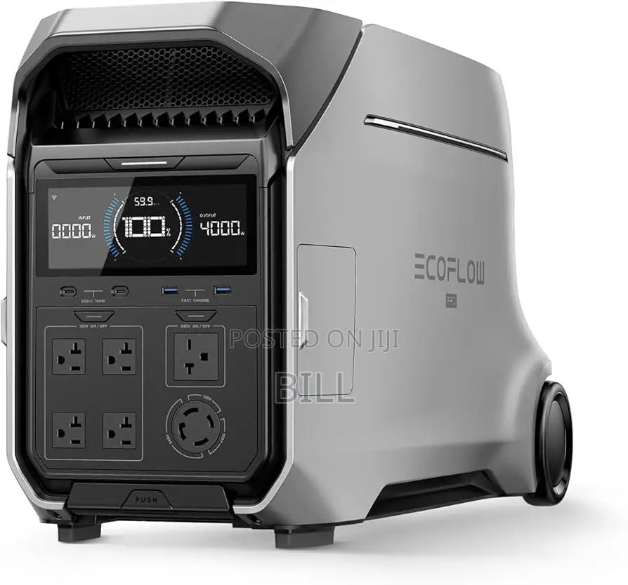 EF ECOFLOW DELTA Pro 3 Portable Power Station, 4096Wh LFP Battery