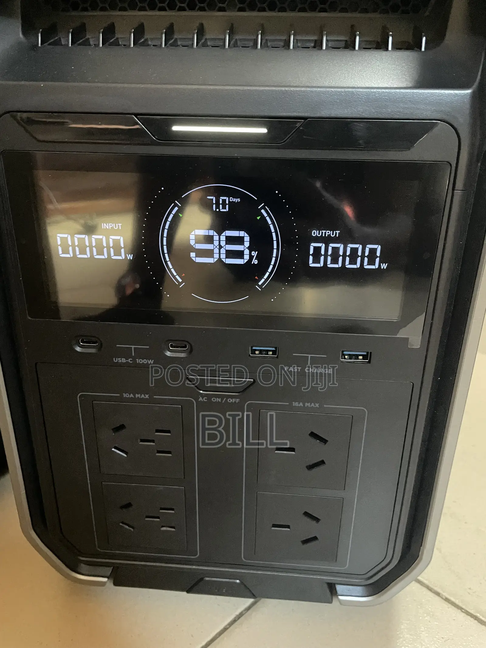 EF ECOFLOW DELTA Pro 3 Portable Power Station, 4096Wh LFP Battery