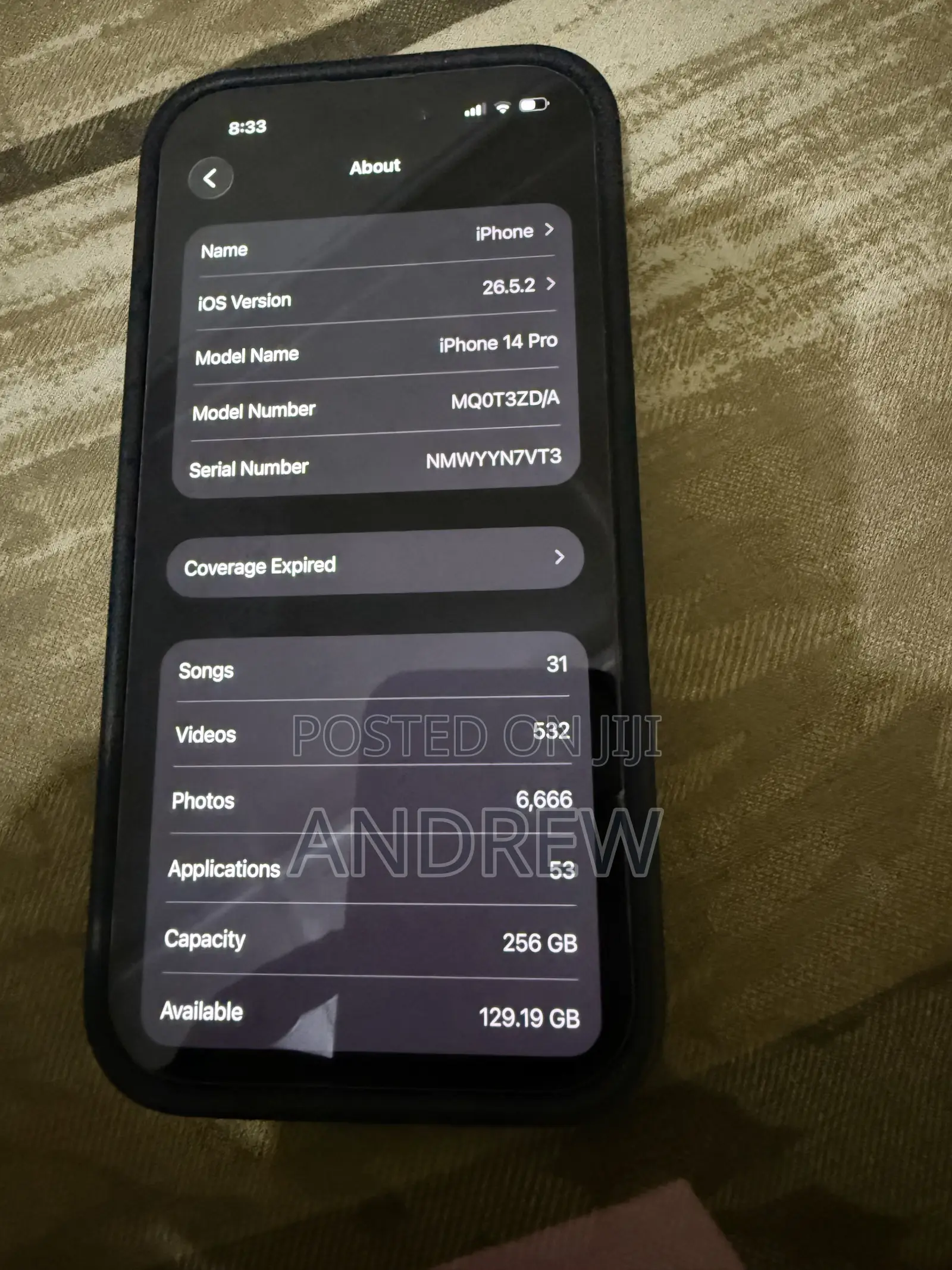 Apple iPhone 14 Pro 256 GB Black