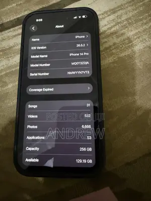 Apple iPhone 14 Pro 256 GB Black