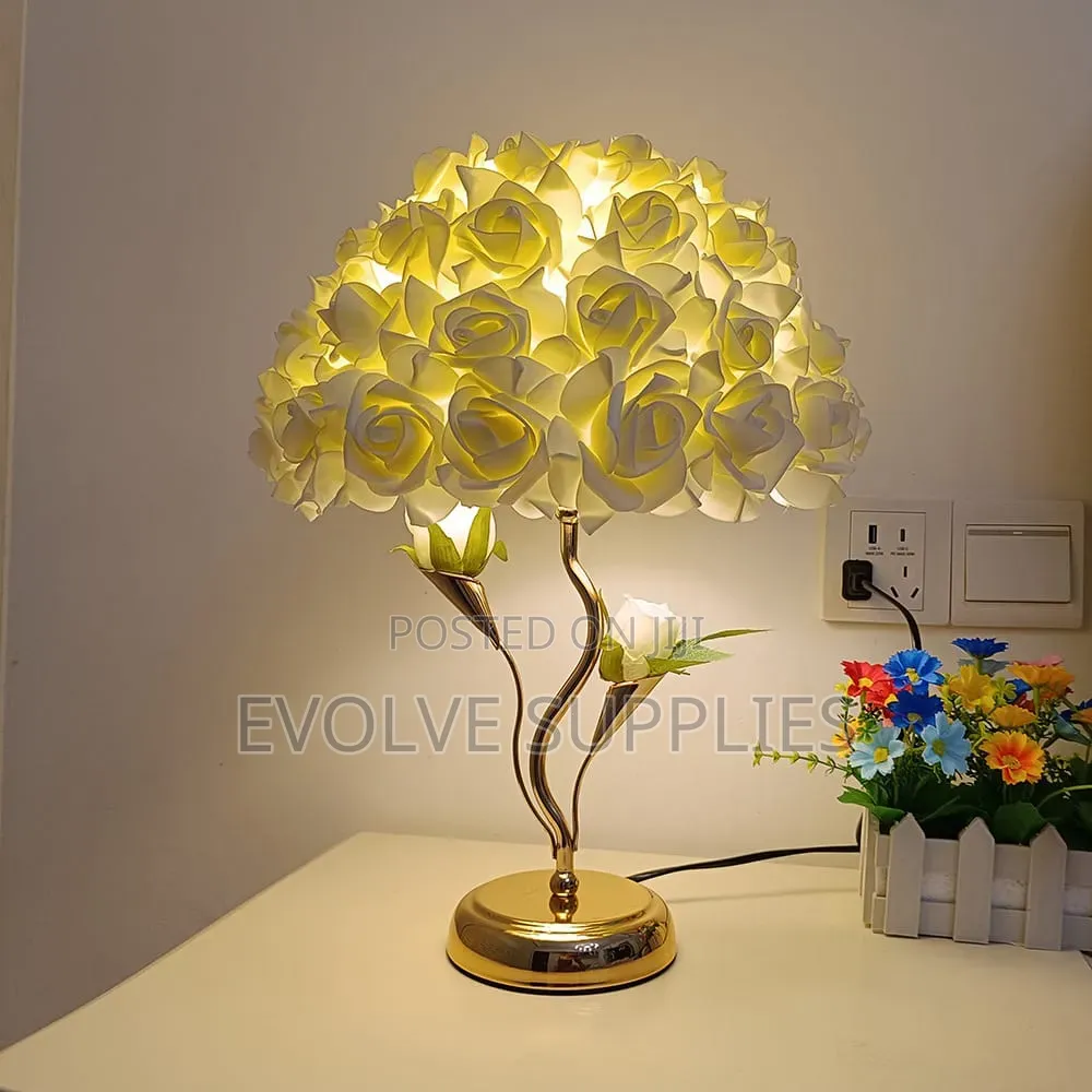 Rose Flower Table Lamp
