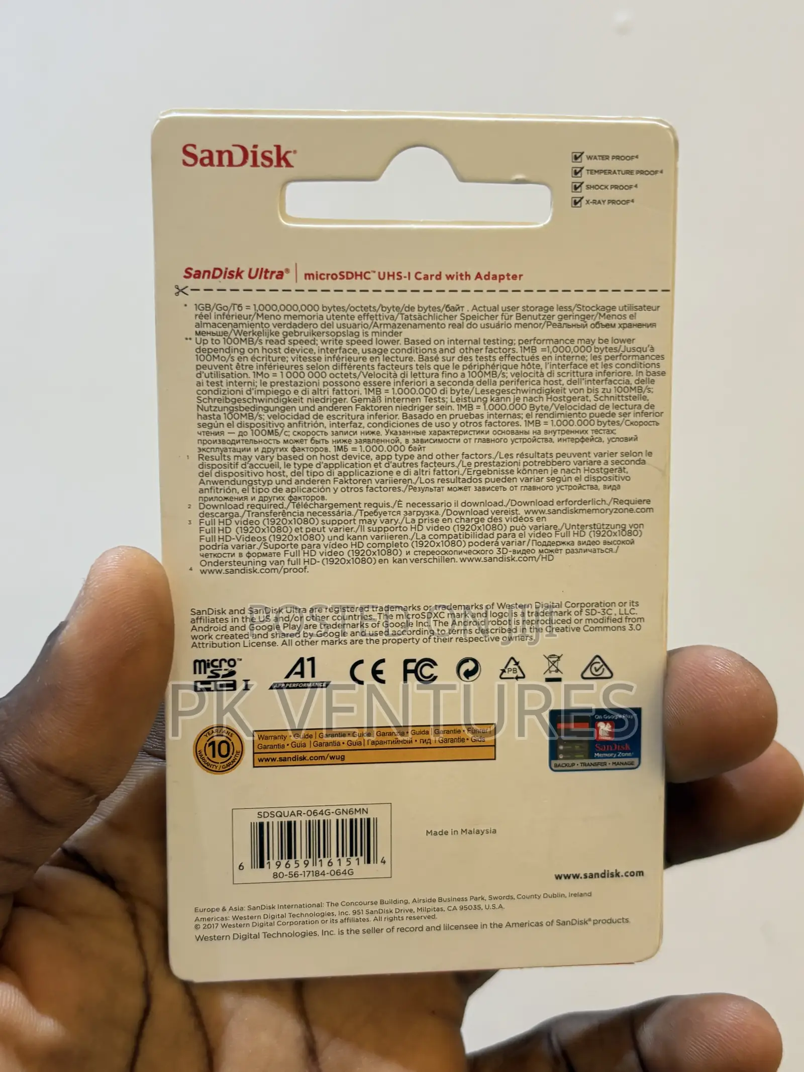 64GB Sandisk Memory Card