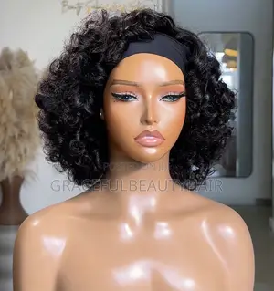 10 Inches Indian Remy Band Bouncy Wig Unit