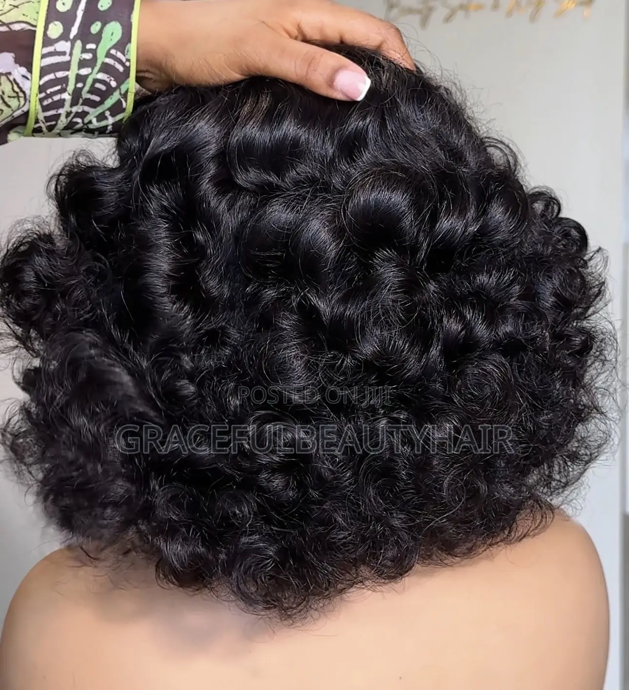 10 Inches Indian Remy Band Bouncy Wig Unit
