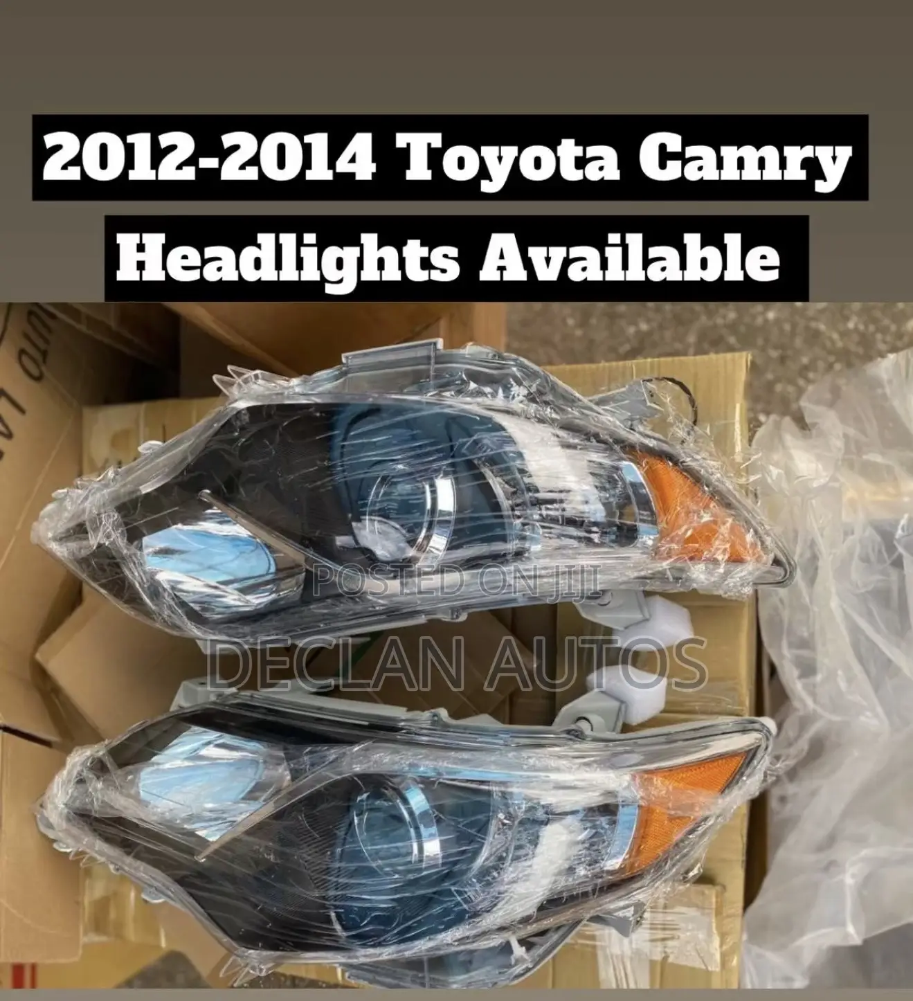 2012-2014 Toyota Camry Headlights Available
