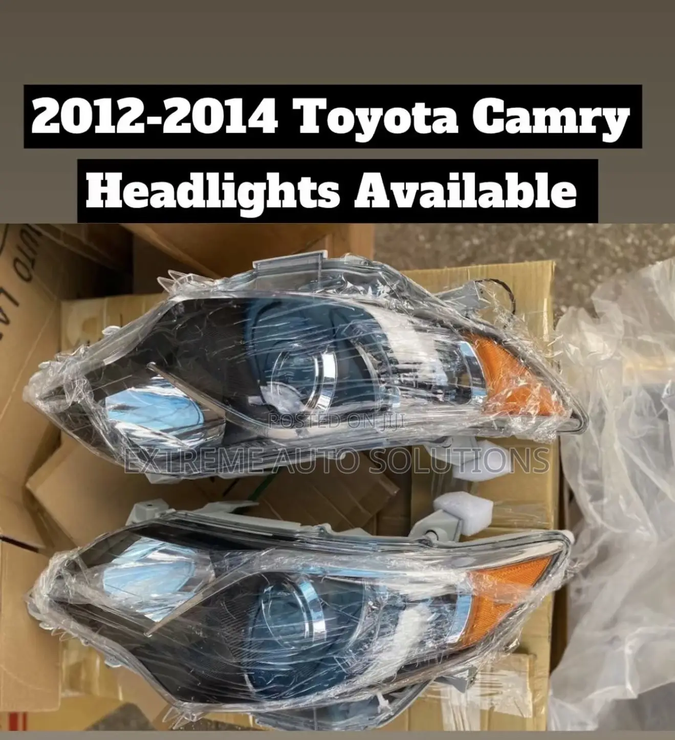 2012-2014 Toyota Camry Headlights Available
