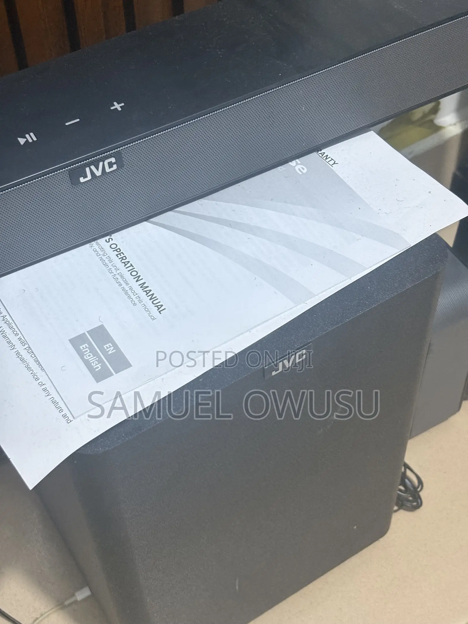 JVC Sound Bar