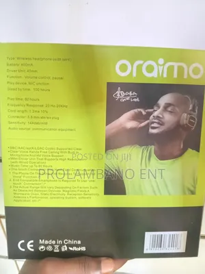 Oraimo Stereo Wireless Headset