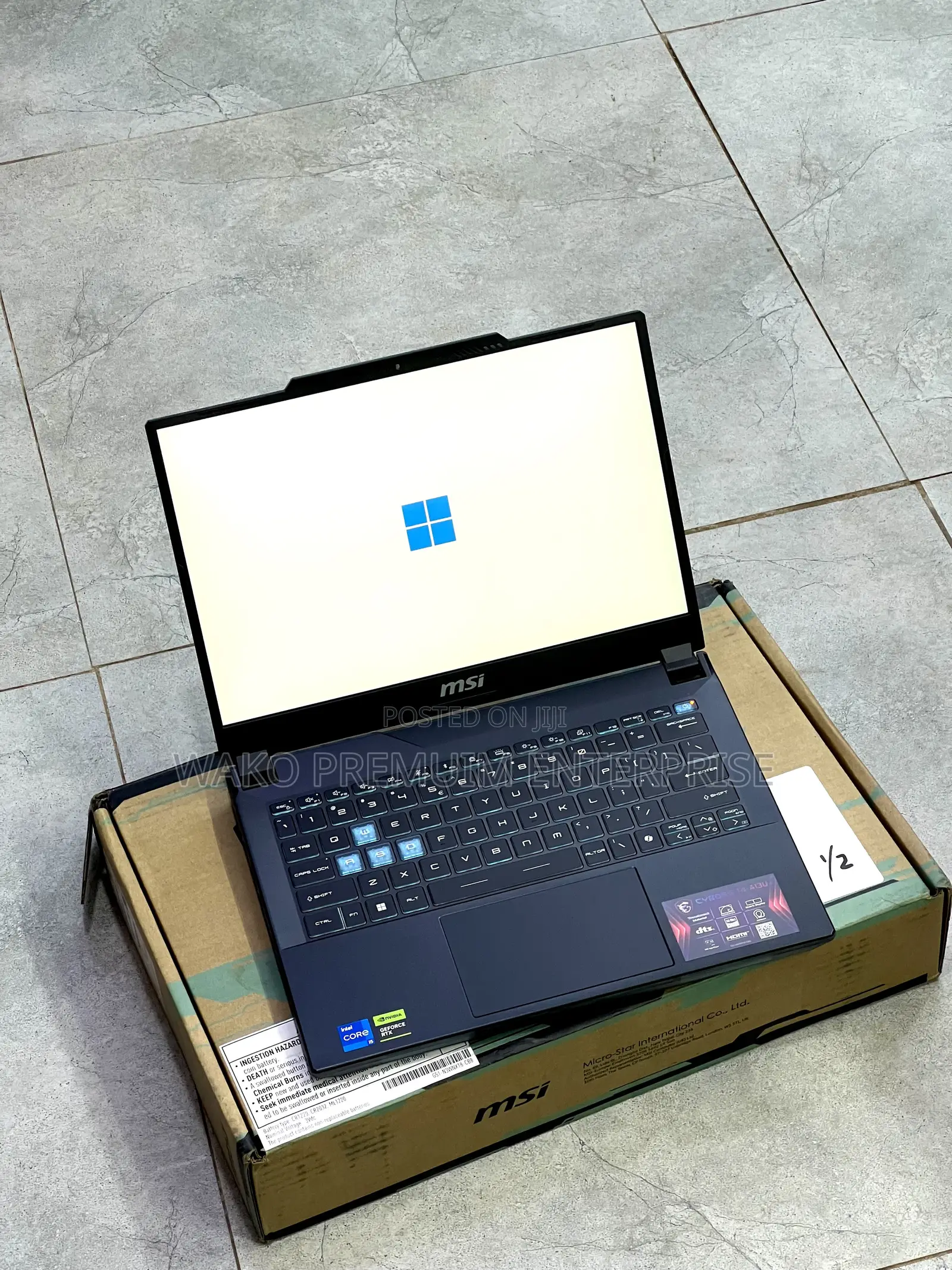 New Laptop MSI Cyborg 14 16GB Intel Core i5 SSD 512GB