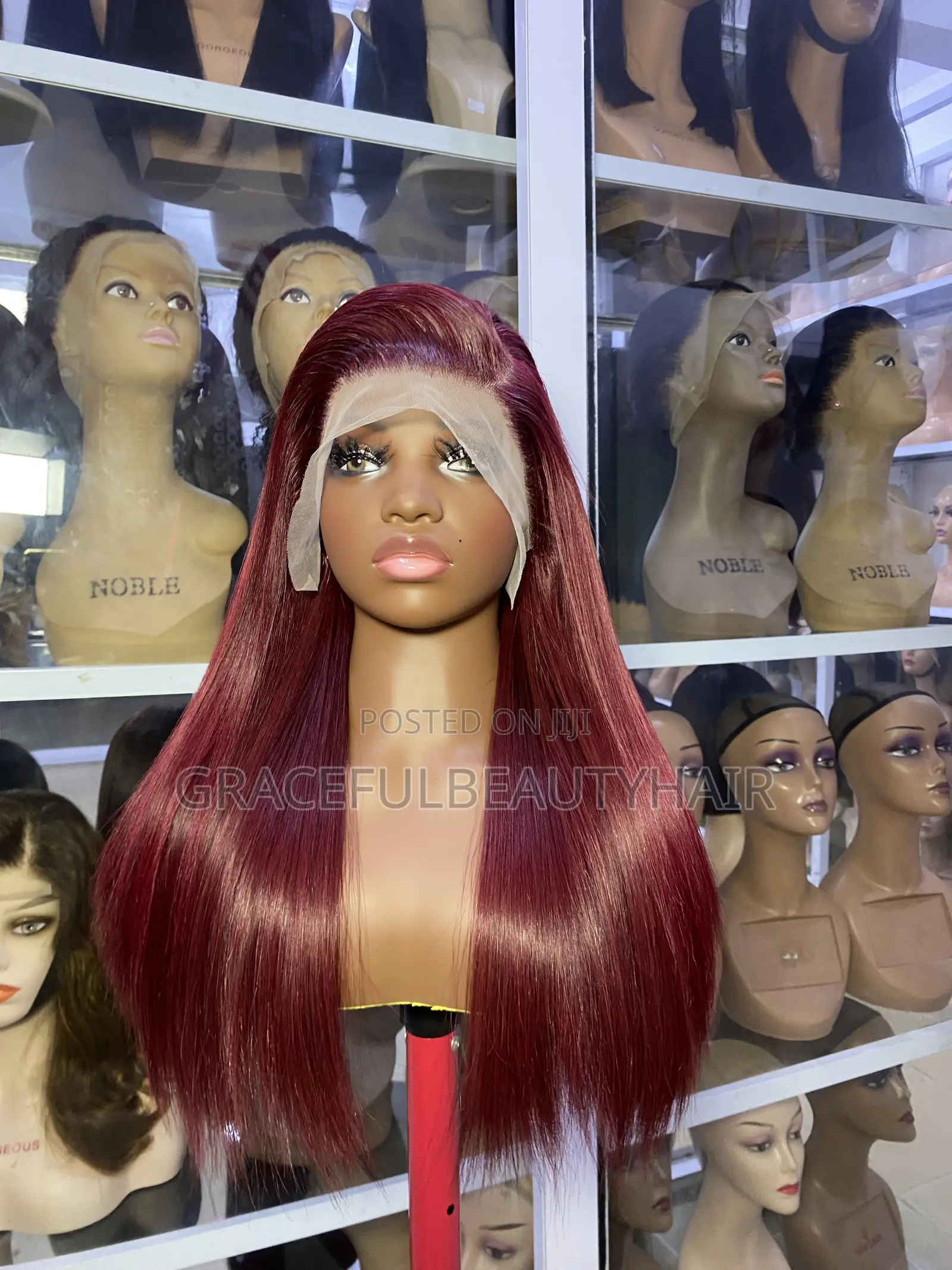 16 Inches Super Double Drawn Frontal Wig Cap Col 99j