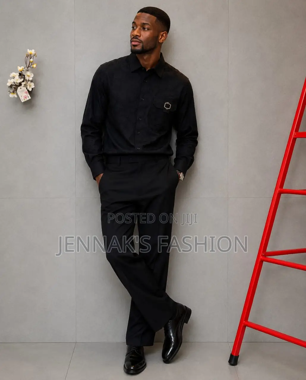 All Black Men’s Top Bottom