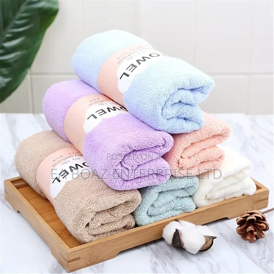 5pcs High Quality Microfiber Kitchen, Bath, Face Towel 100% Cotton