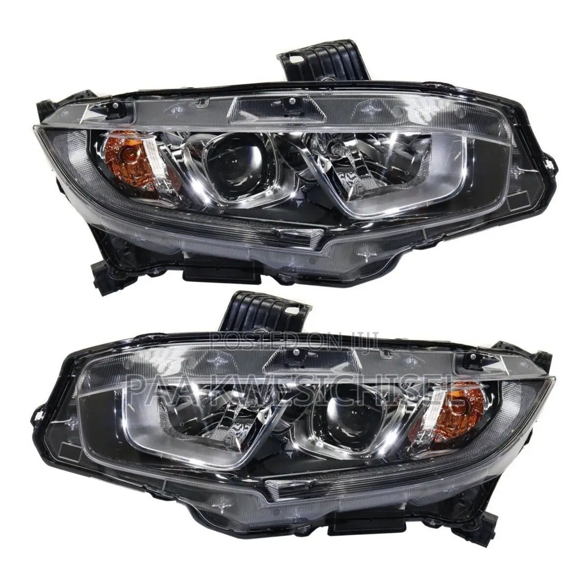Honda Civic 2016 2017 2018 Headlights Pair