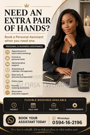 Freelance Personal Assistant | Book by the Hour or Day(s)