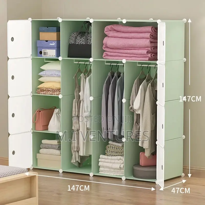 16 Cube Plastic Wardrobe