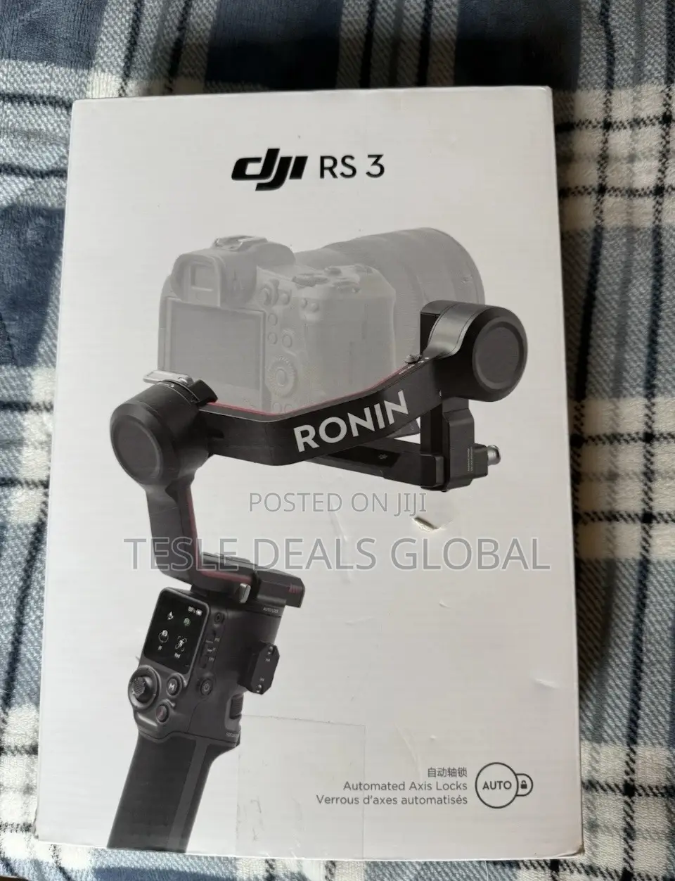 DJI Ronin RS 3 Gimbal Stabilizer for DSLR Camera Black Automated Axis