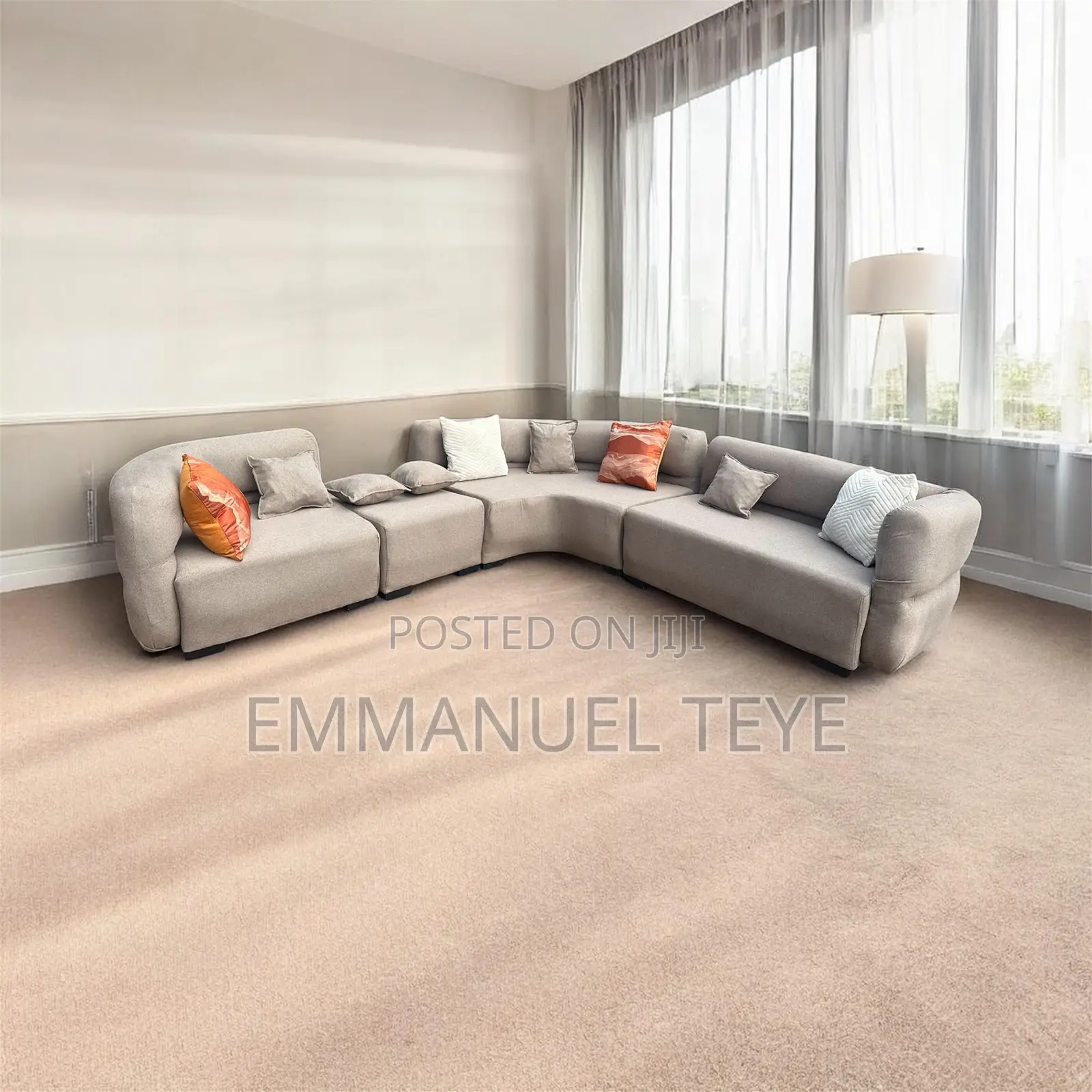 Brand New Luxury Corner L Sharp Sofa