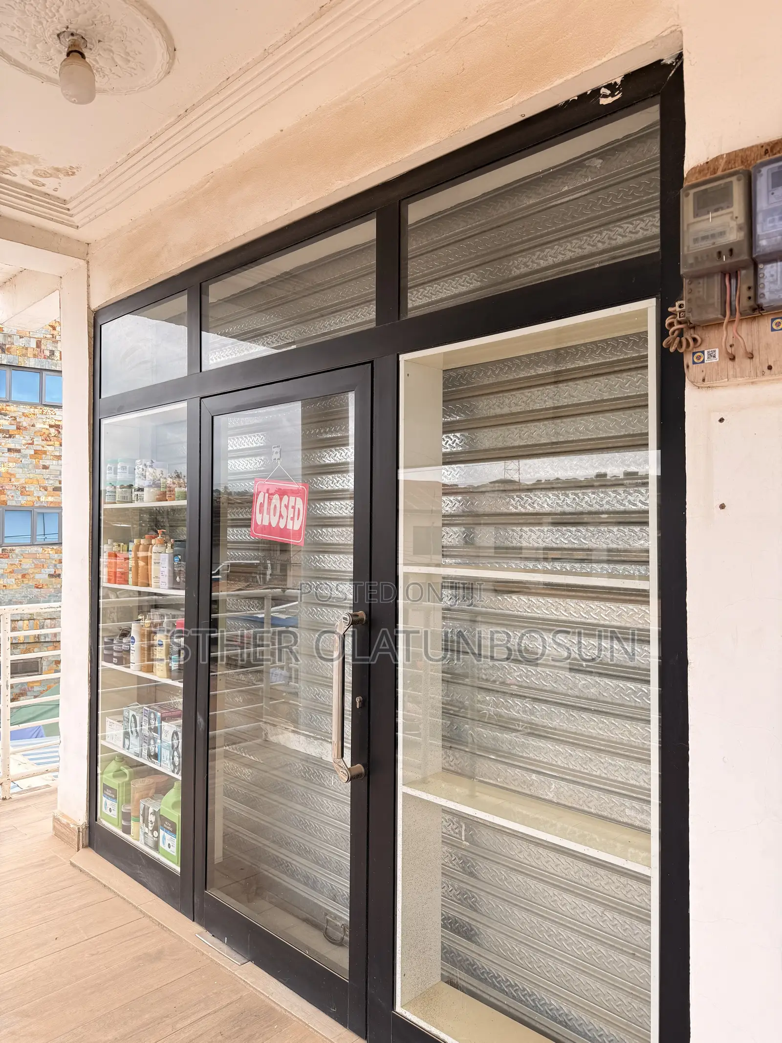 Shop Front Glass Door