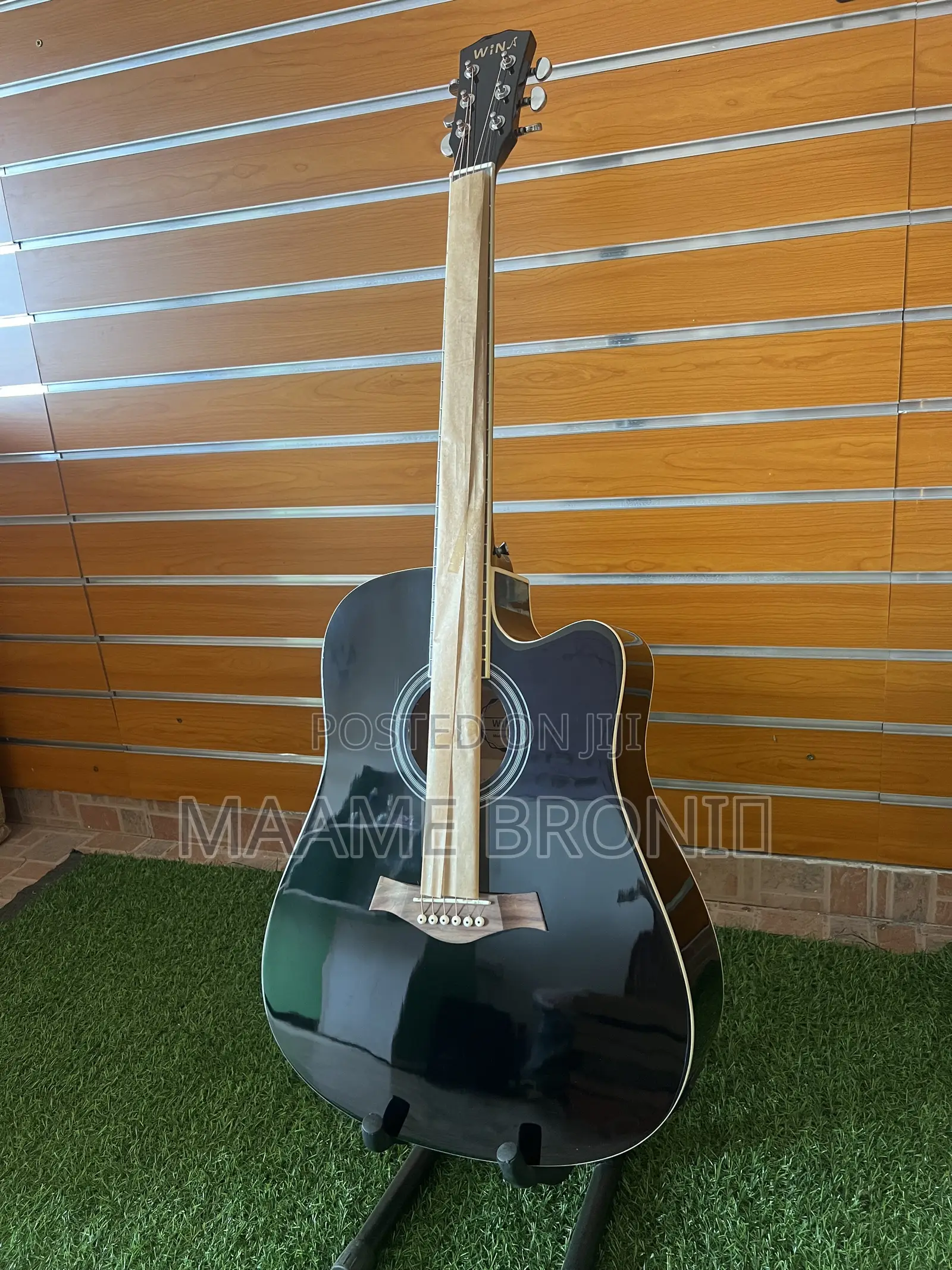 Black Semi Acoustic Guitar