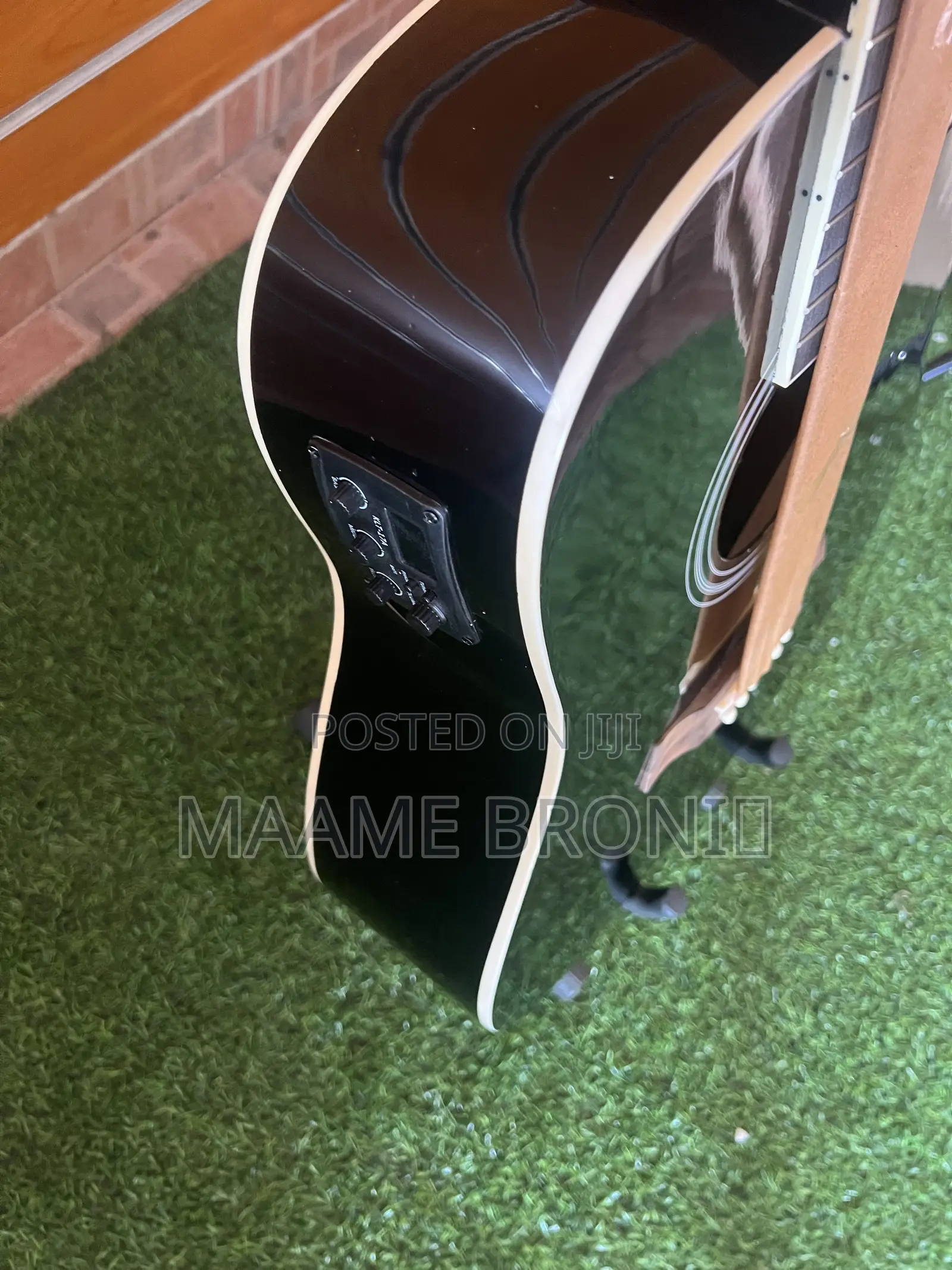 Black Semi Acoustic Guitar