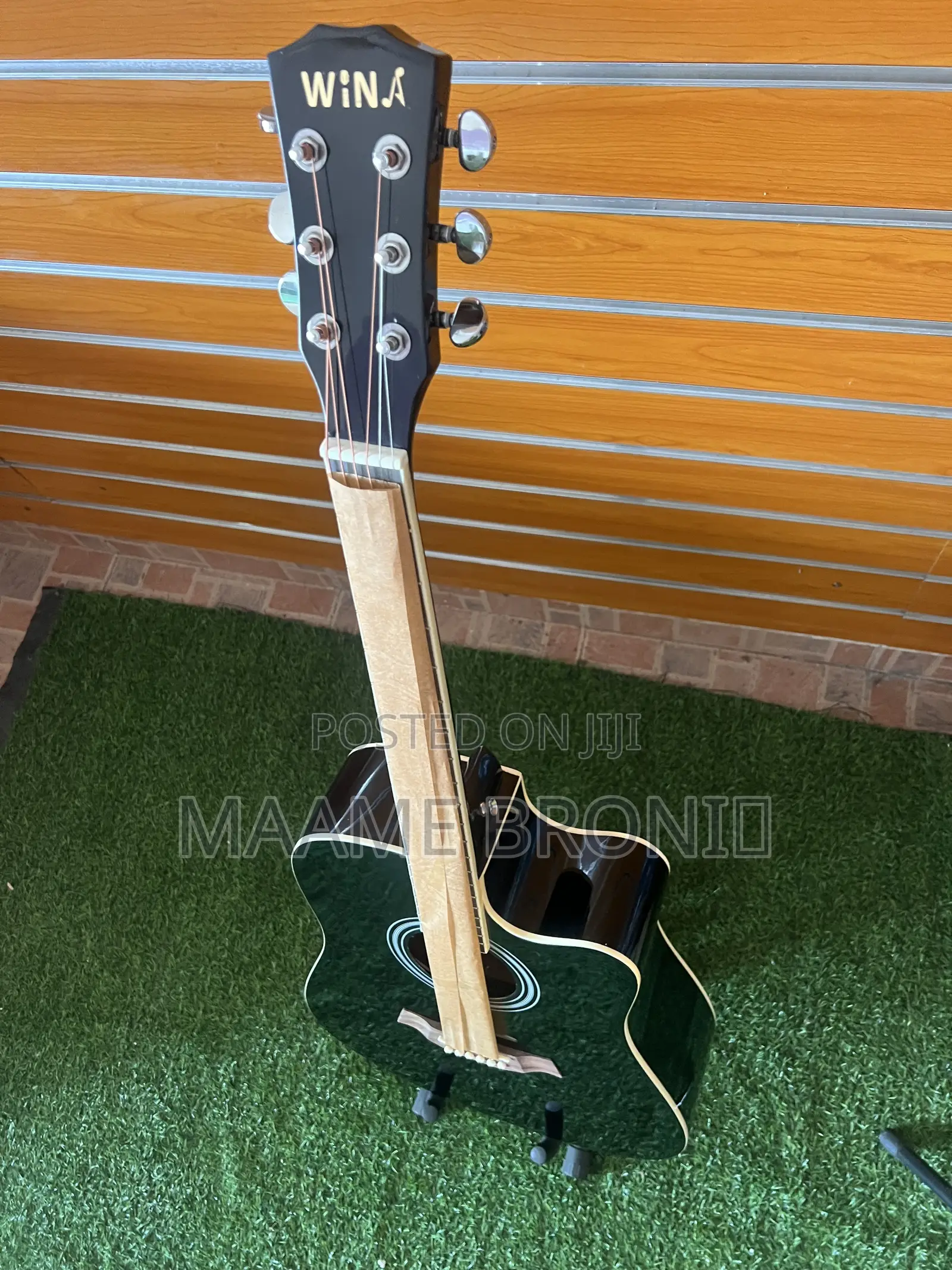 Black Semi Acoustic Guitar
