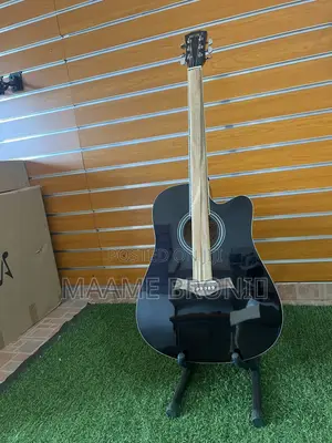 Black Semi Acoustic Guitar