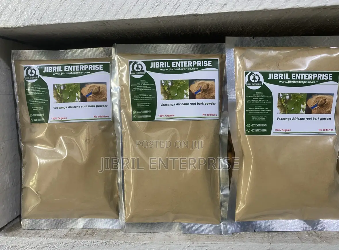 Voacanga Africana Root Bark Powder, 100g/70gh, 100% Natural