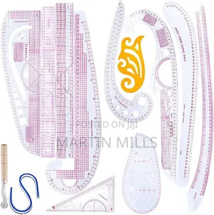 Thirteen Set French Curve Ruler