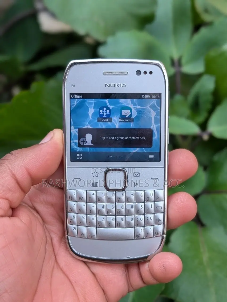 Nokia E6 Silver