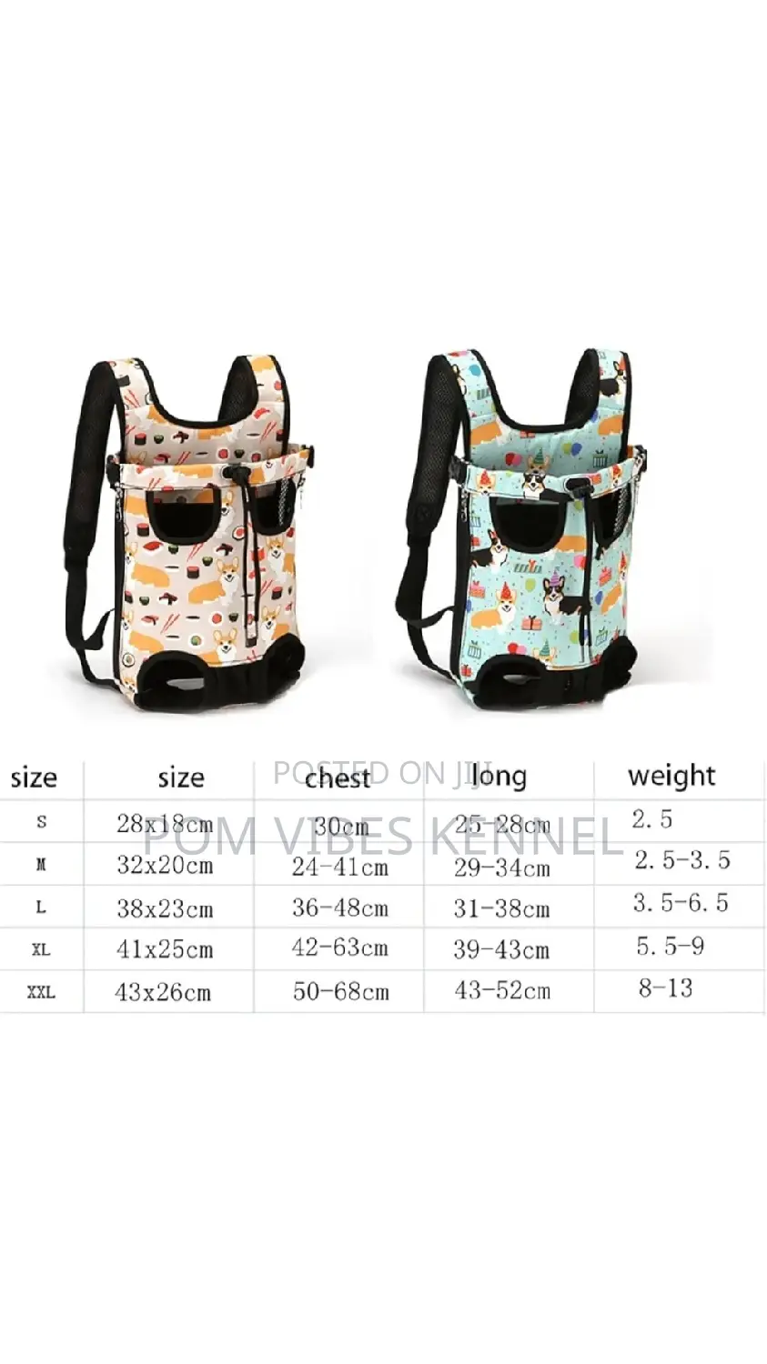 I Have Nice Pet Bags Available