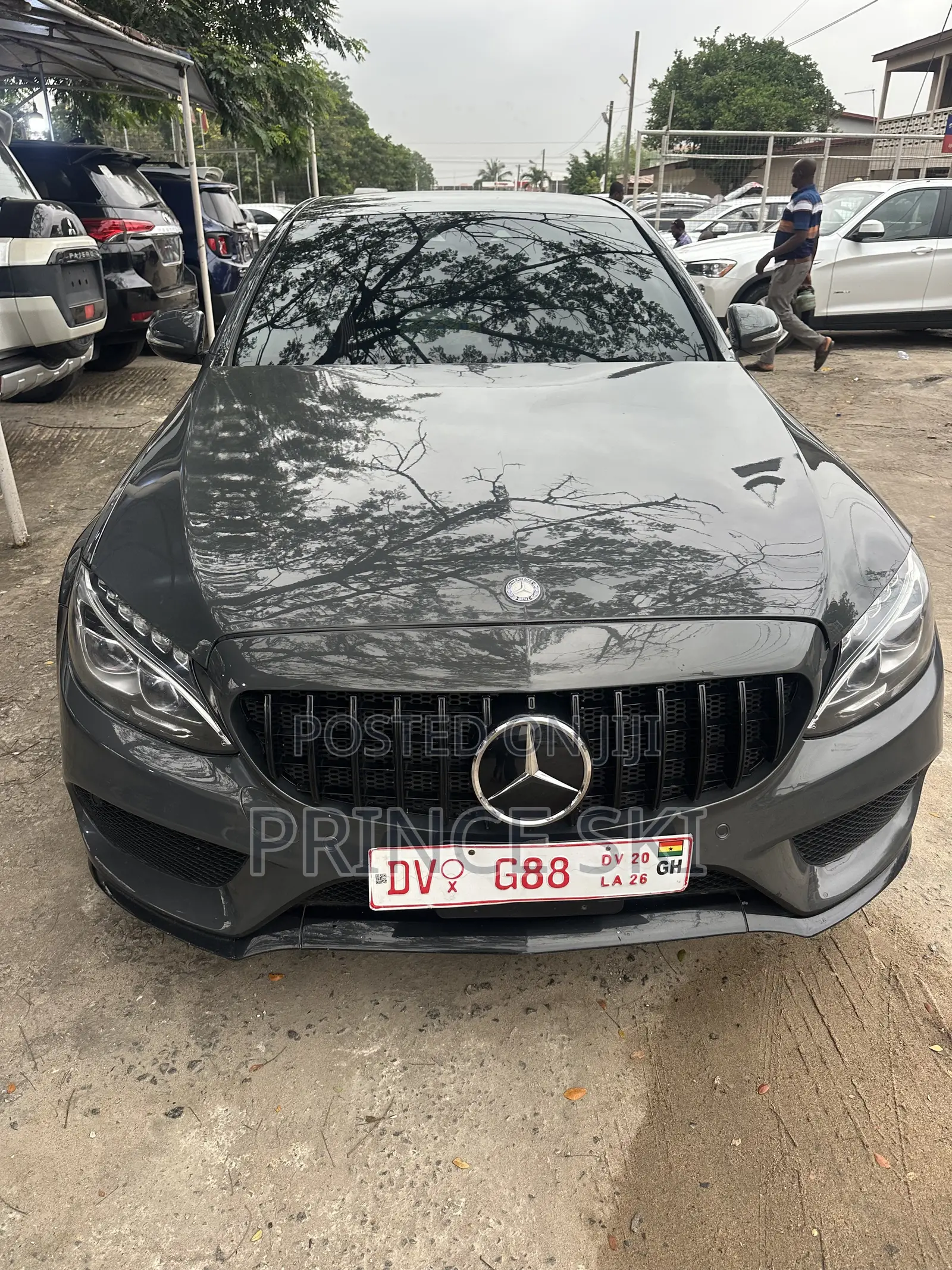 Mercedes-Benz C400 4Matic AWD Sedan (3.0L V6 7A) 2015 Gray