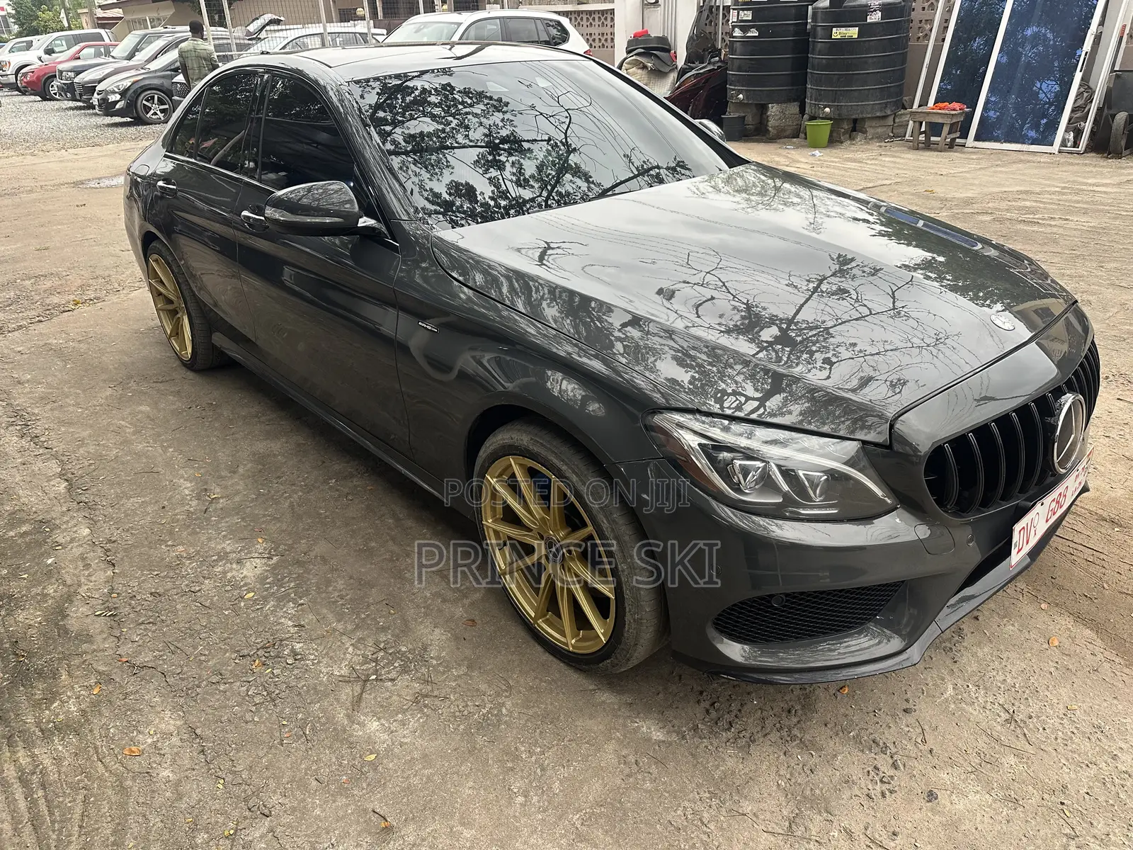 Mercedes-Benz C400 4Matic AWD Sedan (3.0L V6 7A) 2015 Gray