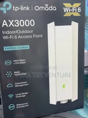 TP-Link Eap 650 AX3000 Indoor/Outdoor Wifi 6 Access Point