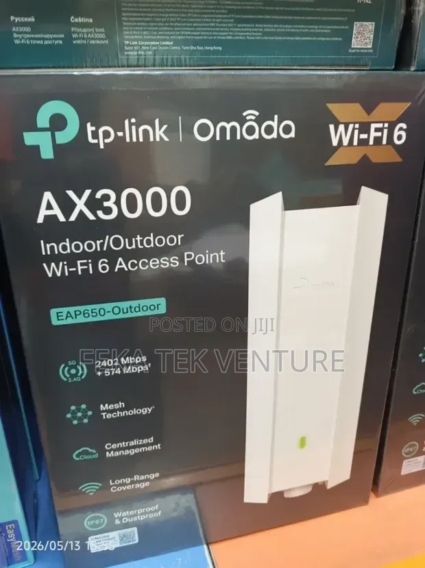 TP-Link Eap 650 AX3000 Indoor/Outdoor Wifi 6 Access Point